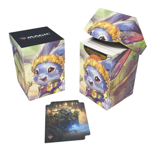 Bloomburrow Ms. Bumbleflower (Commander - Peace Offering Green/White/Blue) 100+ Deck Box for Magic: The Gathering  Ultra Pro    | Red Claw Gaming