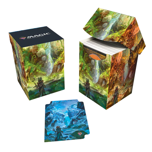 Bloomburrow Season Lands: Swamp (Summer) 100+ Deck Box Black for Magic: The Gathering  Ultra Pro    | Red Claw Gaming