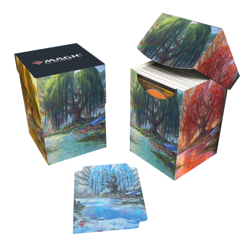 Bloomburrow Season Lands: Three Tree City (Summer) 100+ Deck Box® Multi for Magic: The Gathering  Ultra Pro    | Red Claw Gaming