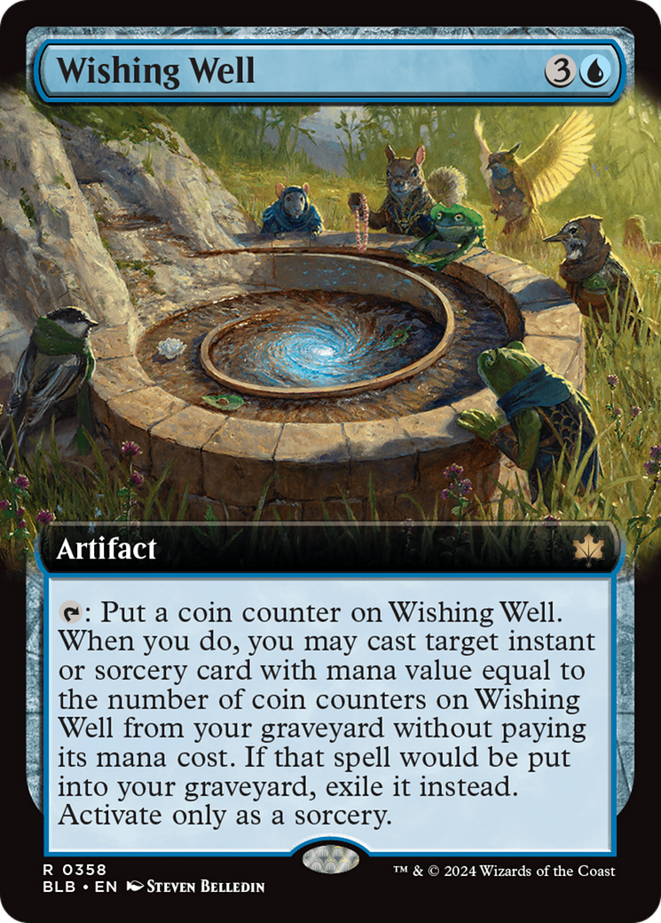 Wishing Well (Extended Art) [Bloomburrow] MTG Single Magic: The Gathering    | Red Claw Gaming