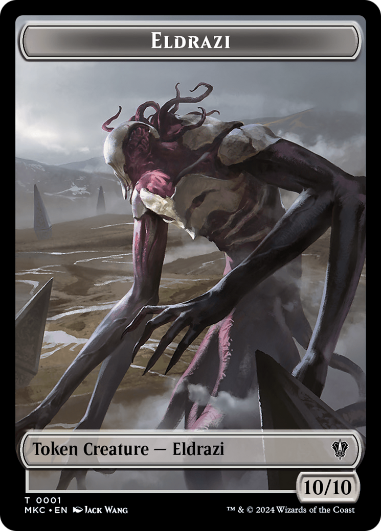 Eldrazi // Tiny Double-Sided Token [Murders at Karlov Manor Commander Tokens] MTG Single Magic: The Gathering    | Red Claw Gaming