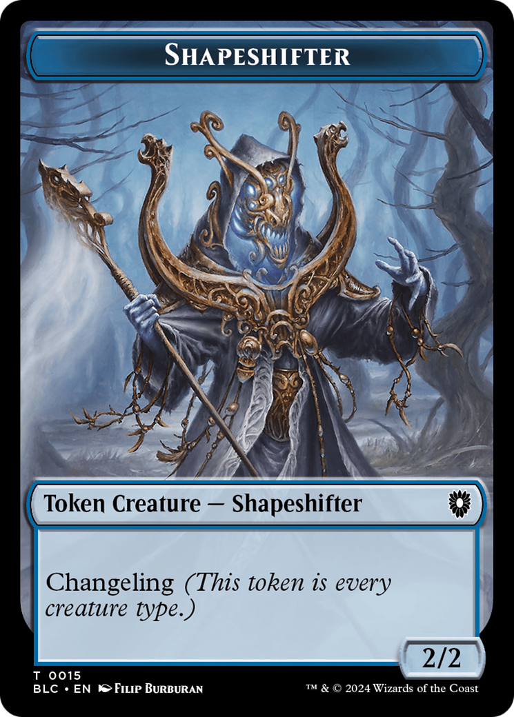 Pest // Shapeshifter Double-Sided Token [Bloomburrow Commander Tokens] MTG Single Magic: The Gathering    | Red Claw Gaming