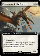 Skyhunter Strike Force (Extended Art) [Phyrexia: All Will Be One Commander] MTG Single Magic: The Gathering    | Red Claw Gaming