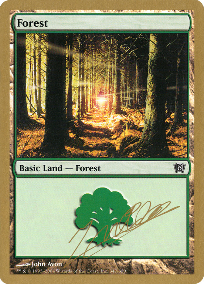 Forest (jn347) (Julien Nuijten) [World Championship Decks 2004] MTG Single Magic: The Gathering    | Red Claw Gaming