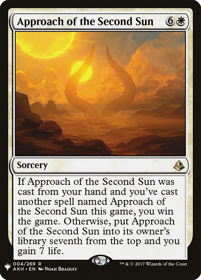 Approach of the Second Sun [Mystery Booster] MTG Single Magic: The Gathering | Red Claw Gaming