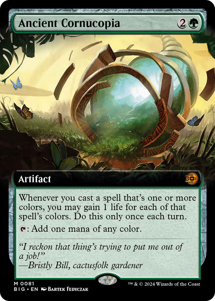 Ancient Cornucopia (Extended Art) [Outlaws of Thunder Junction: The Big Score] MTG Single Magic: The Gathering    | Red Claw Gaming