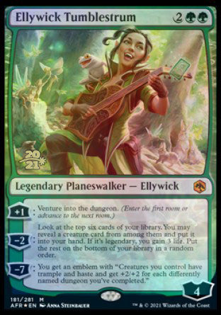 Ellywick Tumblestrum [Dungeons & Dragons: Adventures in the Forgotten Realms Prerelease Promos] MTG Single Magic: The Gathering | Red Claw Gaming