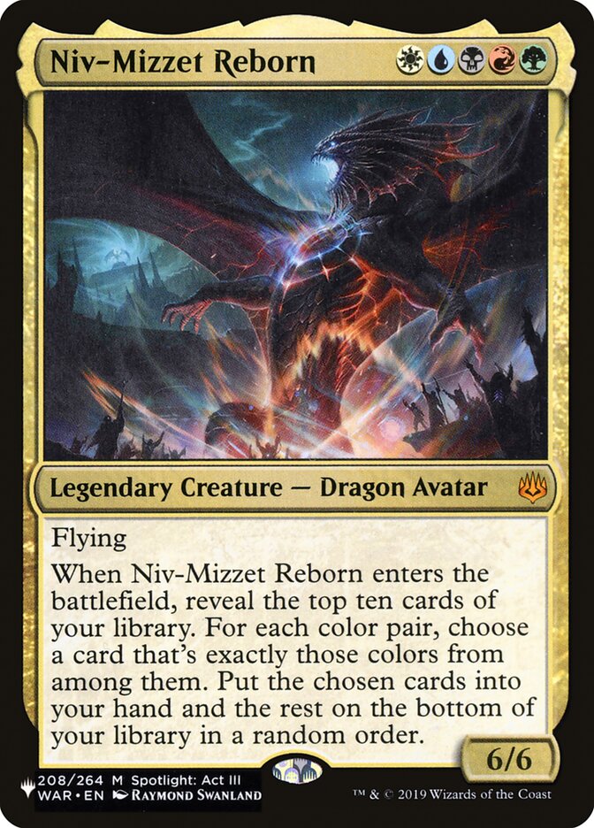 Niv-Mizzet Reborn [The List] MTG Single Magic: The Gathering    | Red Claw Gaming