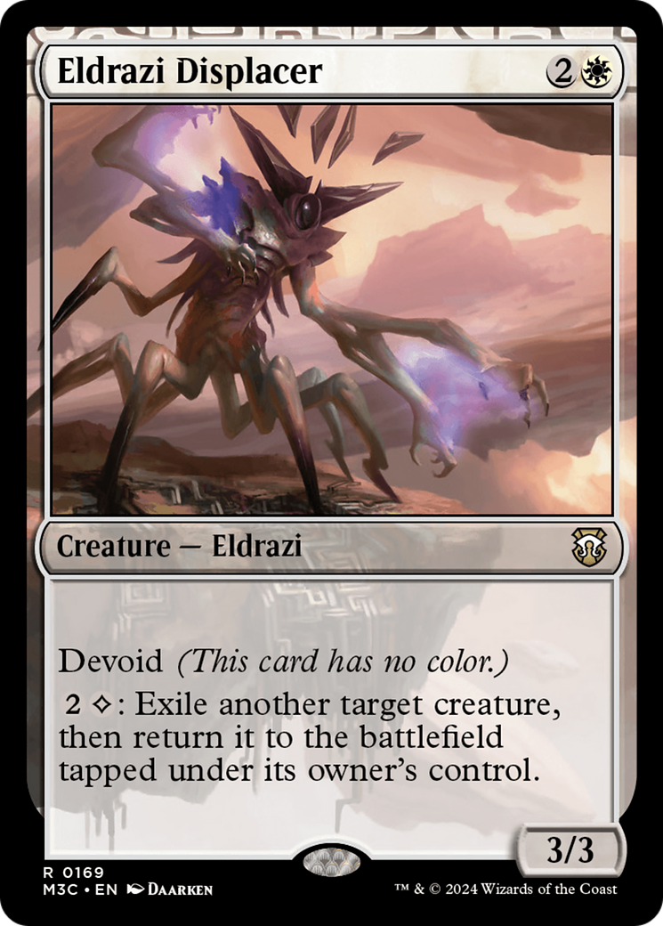 Eldrazi Displacer (Ripple Foil) [Modern Horizons 3 Commander] MTG Single Magic: The Gathering    | Red Claw Gaming