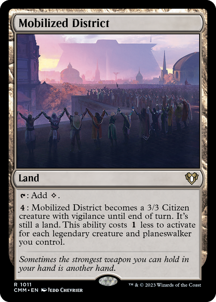Mobilized District [Commander Masters] MTG Single Magic: The Gathering    | Red Claw Gaming