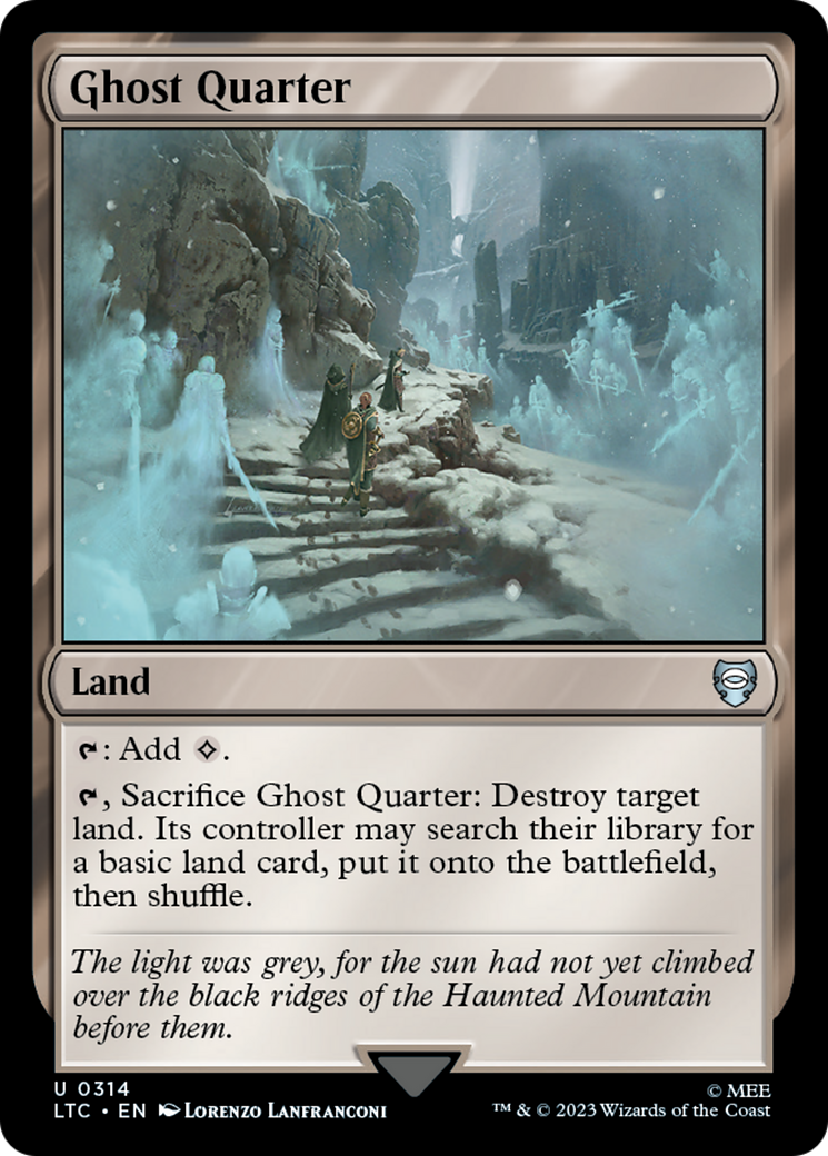 Ghost Quarter [The Lord of the Rings: Tales of Middle-Earth Commander] MTG Single Magic: The Gathering | Red Claw Gaming