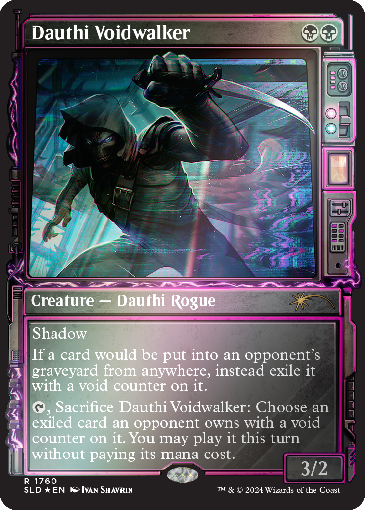 Dauthi Voidwalker (Rainbow Foil) [Secret Lair Drop Series] MTG Single Magic: The Gathering    | Red Claw Gaming