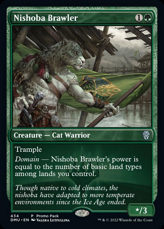 Nishoba Brawler (Promo Pack) [Dominaria United Promos] MTG Single Magic: The Gathering    | Red Claw Gaming