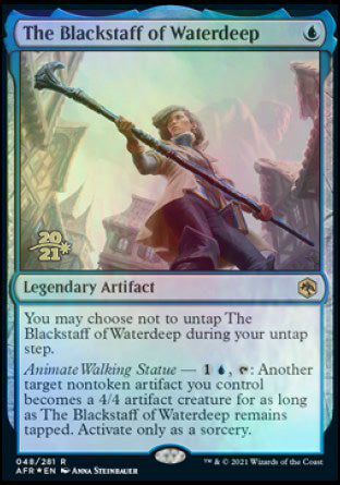 The Blackstaff of Waterdeep [Dungeons & Dragons: Adventures in the Forgotten Realms Prerelease Promos] MTG Single Magic: The Gathering | Red Claw Gaming