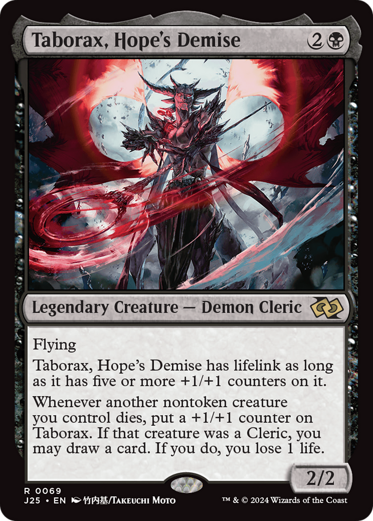 Taborax, Hope's Demise (Anime) [Foundations Jumpstart] MTG Single Magic: The Gathering | Red Claw Gaming