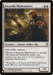 Kazandu Blademaster [The List] MTG Single Magic: The Gathering    | Red Claw Gaming