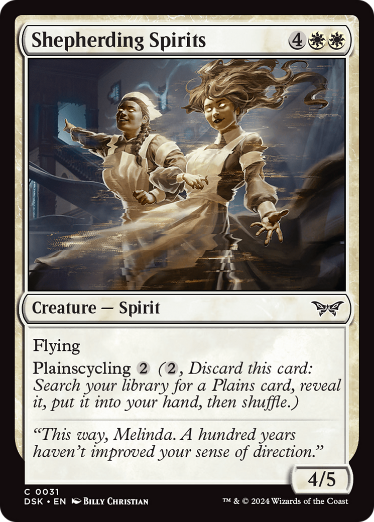 Shepherding Spirits [Duskmourn: House of Horror] MTG Single Magic: The Gathering    | Red Claw Gaming