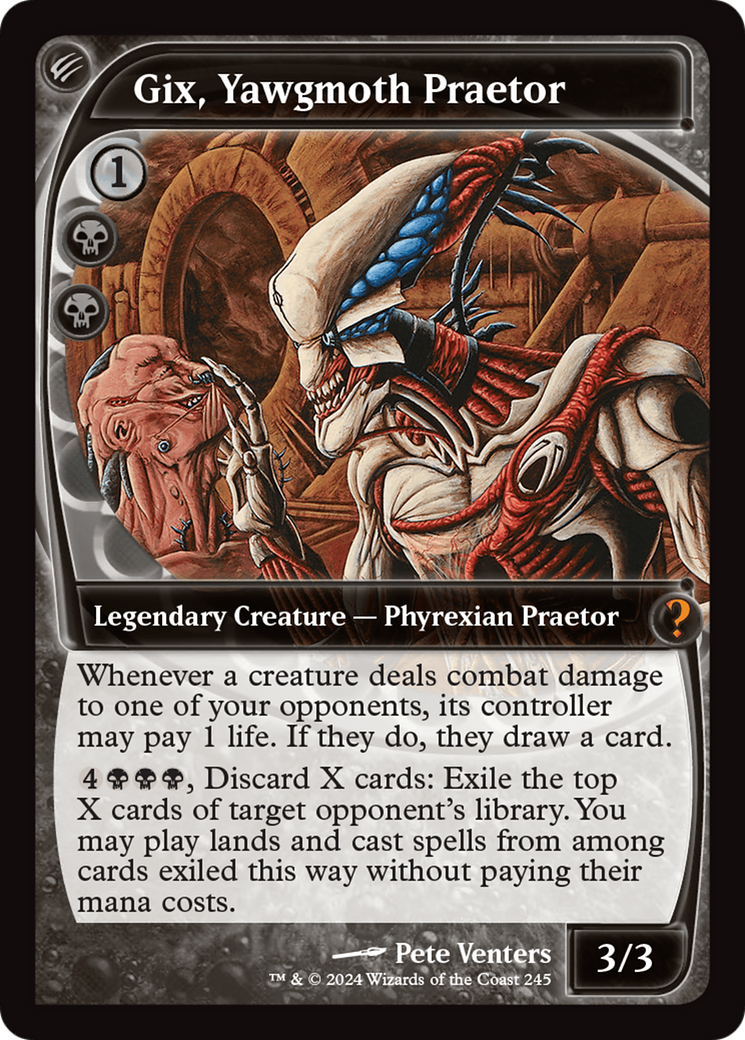 Gix, Yawgmoth Praetor (Future Sight) [Mystery Booster 2] MTG Single Magic: The Gathering    | Red Claw Gaming