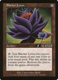 Blacker Lotus (Oversized) [Oversize Cards] MTG Single Magic: The Gathering    | Red Claw Gaming