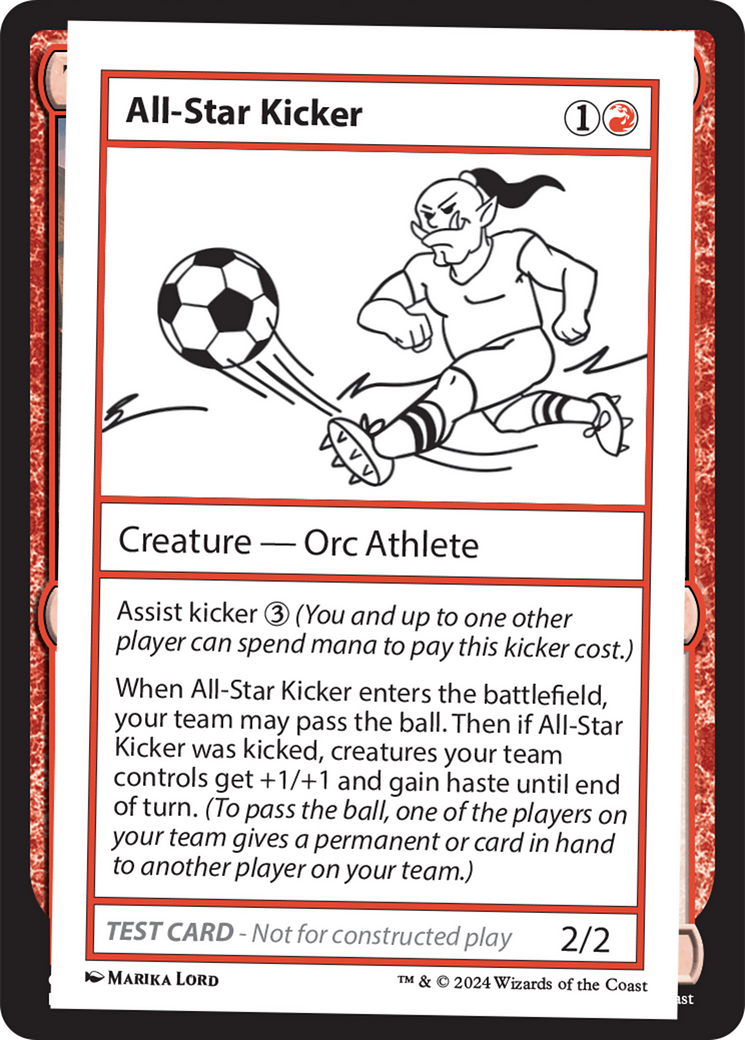 All-Star Kicker [Mystery Booster 2 Playtest Cards] MTG Single Magic: The Gathering    | Red Claw Gaming