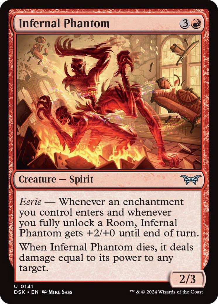 Infernal Phantom [Duskmourn: House of Horror] MTG Single Magic: The Gathering | Red Claw Gaming