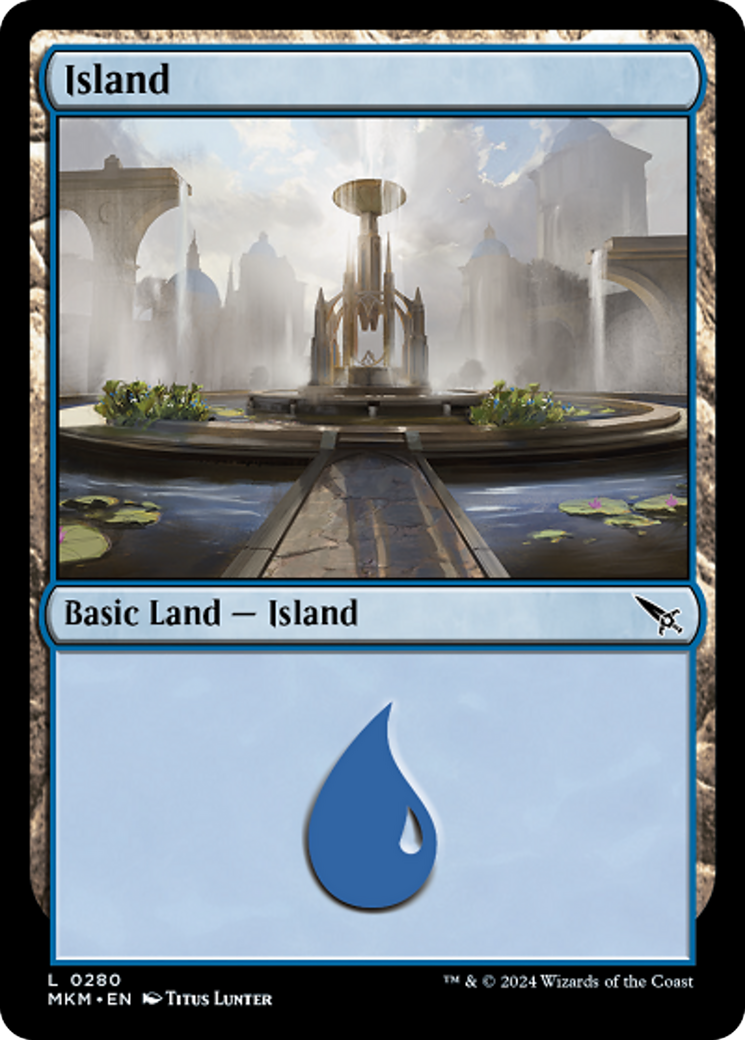 Island (0280) [Murders at Karlov Manor] MTG Single Magic: The Gathering    | Red Claw Gaming