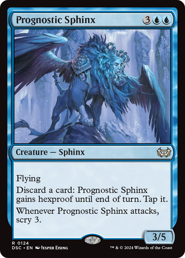 Prognostic Sphinx [Duskmourn: House of Horror Commander] MTG Single Magic: The Gathering    | Red Claw Gaming