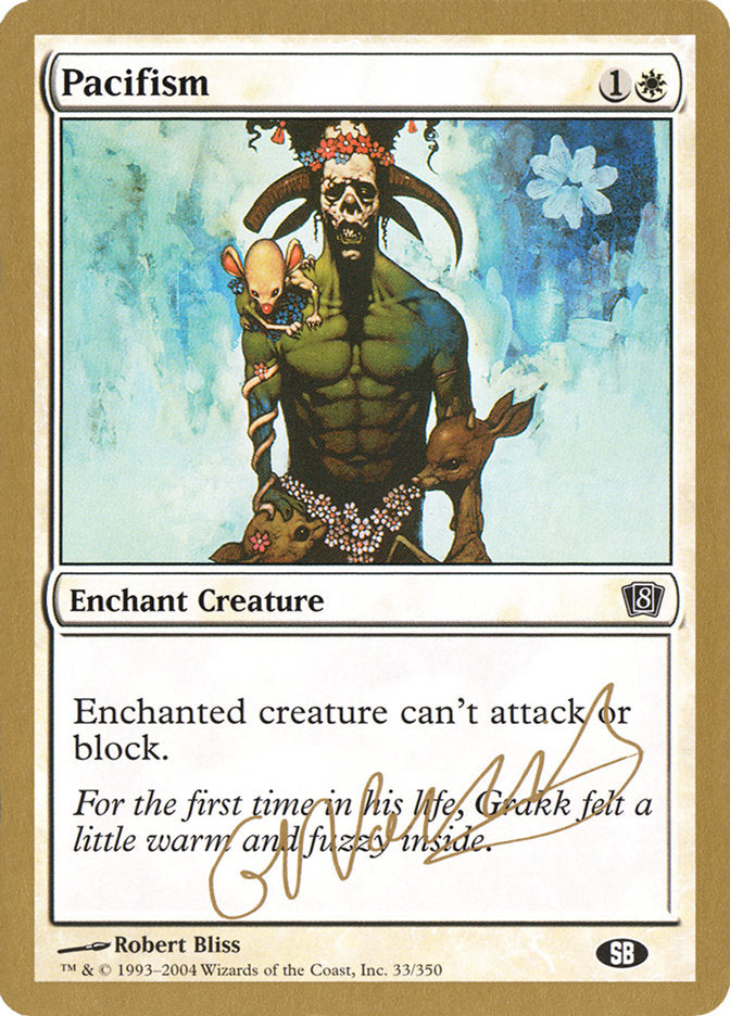 Pacifism (Gabriel Nassif) (SB) [World Championship Decks 2004] MTG Single Magic: The Gathering    | Red Claw Gaming