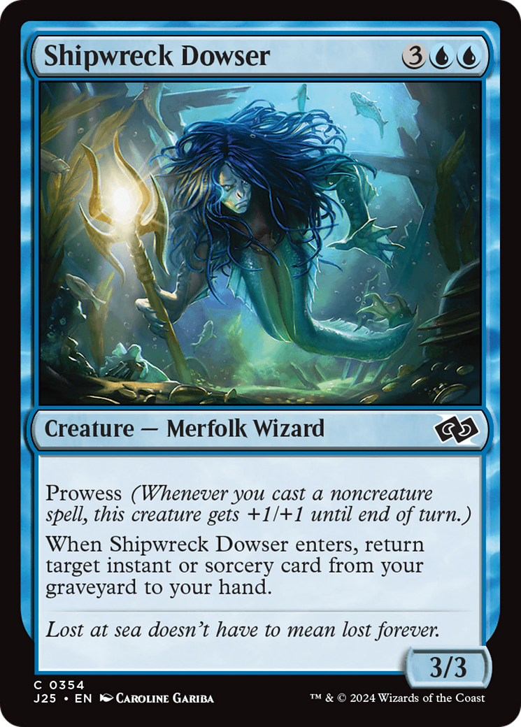 Shipwreck Dowser [Foundations Jumpstart] MTG Single Magic: The Gathering    | Red Claw Gaming