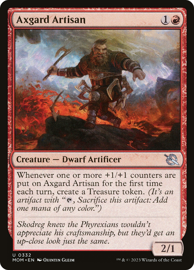 Axgard Artisan [March of the Machine] MTG Single Magic: The Gathering    | Red Claw Gaming