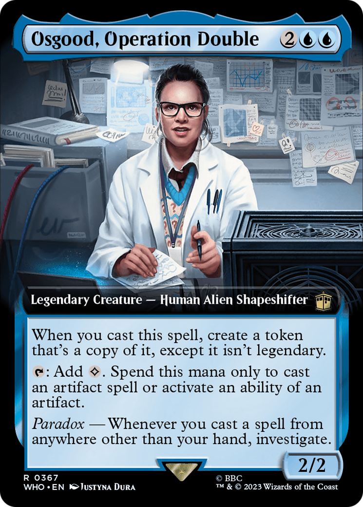 Osgood, Operation Double (Extended Art) [Doctor Who] MTG Single Magic: The Gathering    | Red Claw Gaming