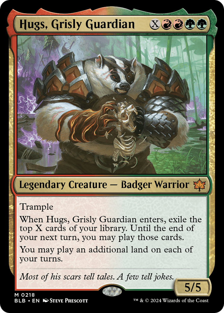 Hugs, Grisly Guardian [Bloomburrow] MTG Single Magic: The Gathering    | Red Claw Gaming