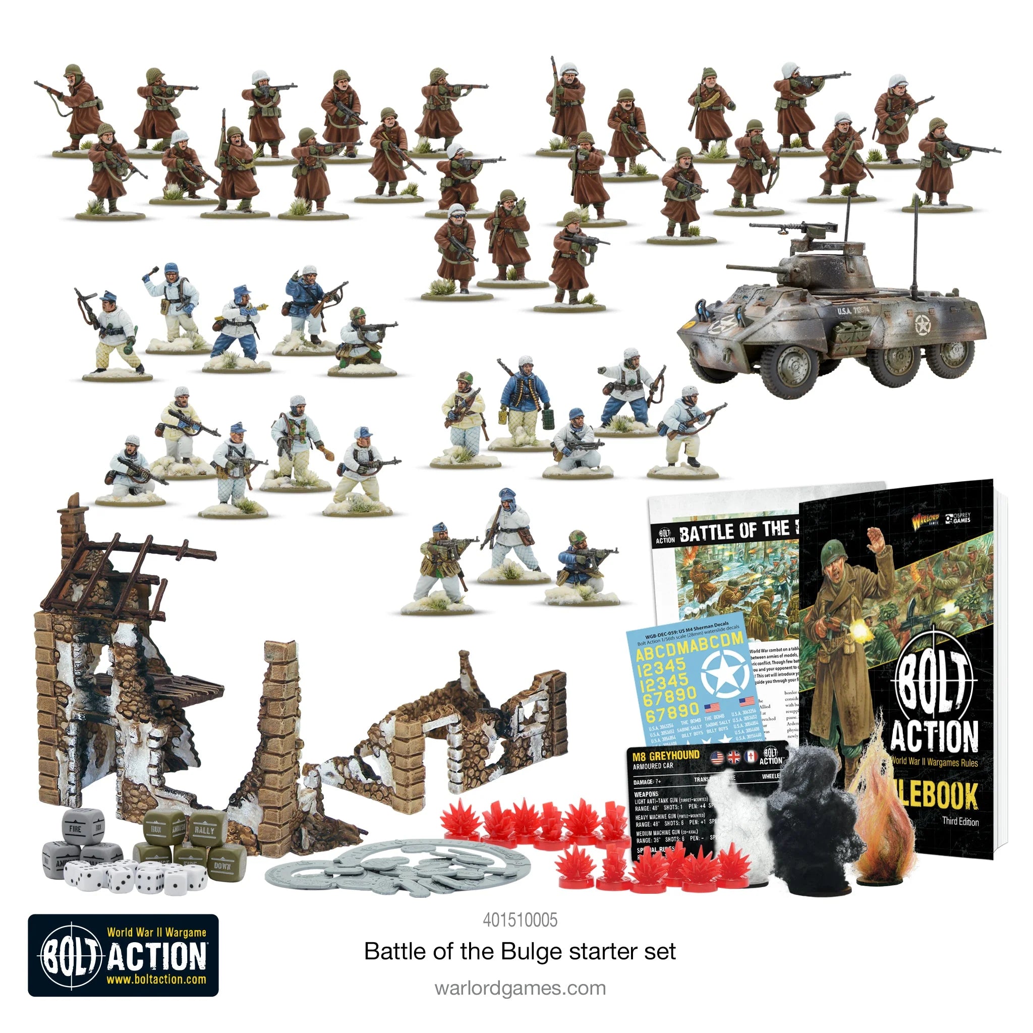 Bolt Action 3 Starter Set "Battle of the Bulge" Starter Warlord Games    | Red Claw Gaming