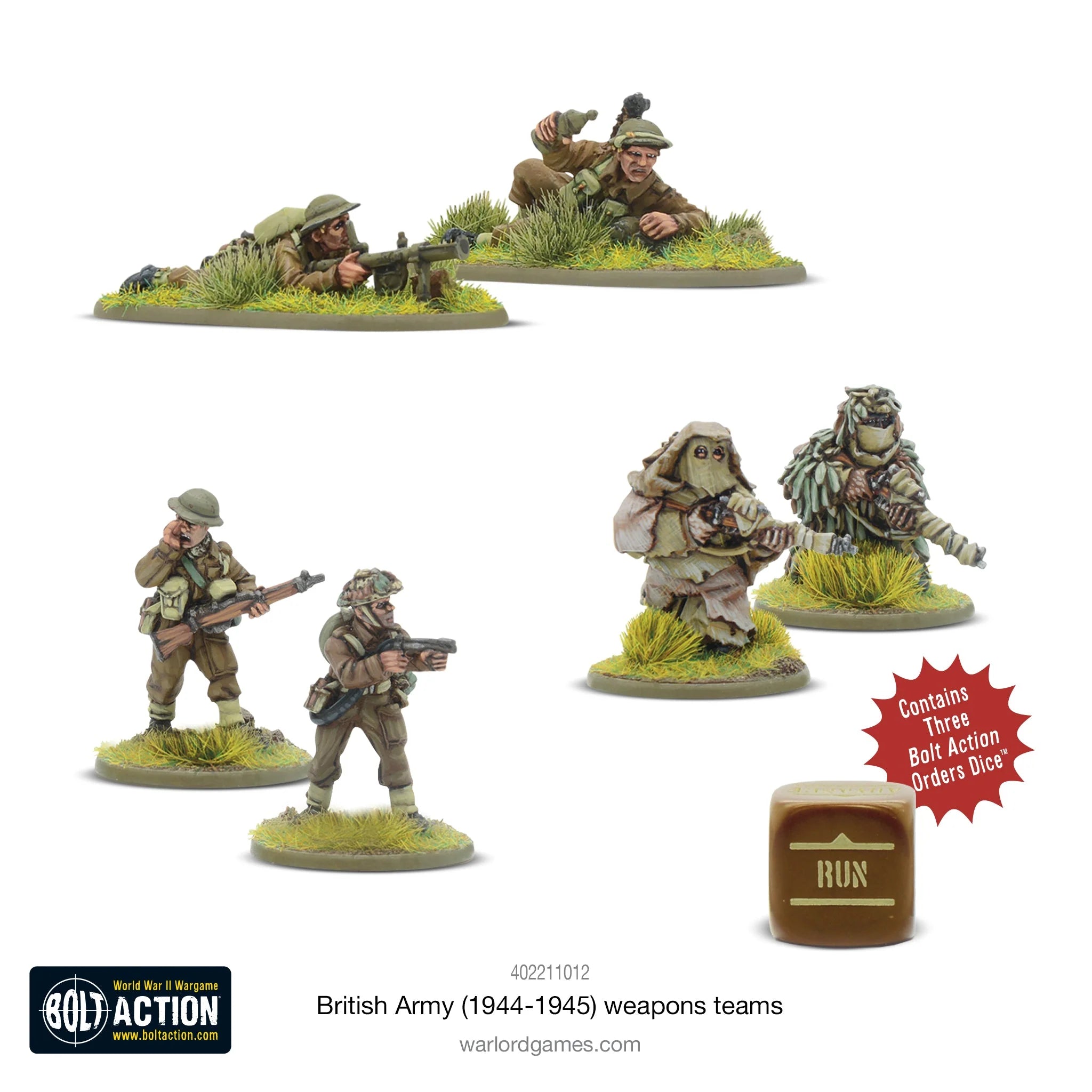 British Army Weapons Teams (1944-45) British Warlord Games    | Red Claw Gaming