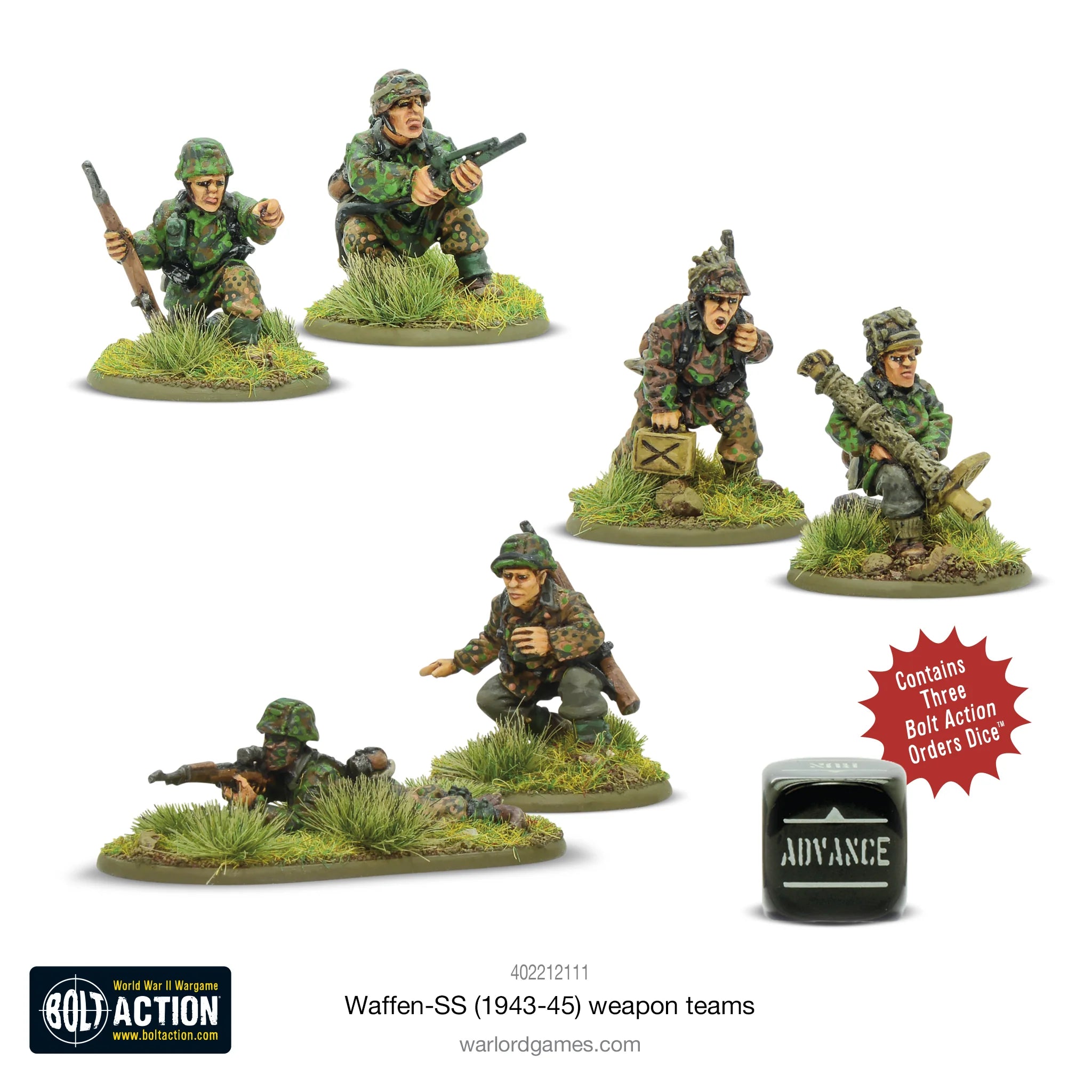 Waffin-SS Weapons Teams Italian Warlord Games    | Red Claw Gaming