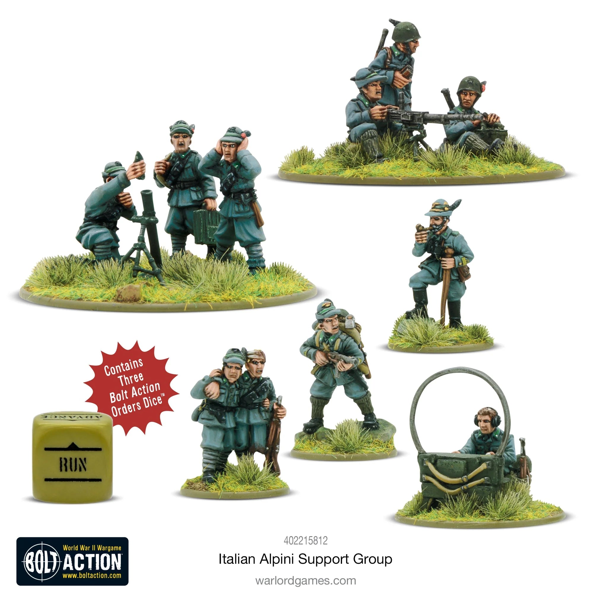 Italian Alpini Support Group Italian Warlord Games    | Red Claw Gaming