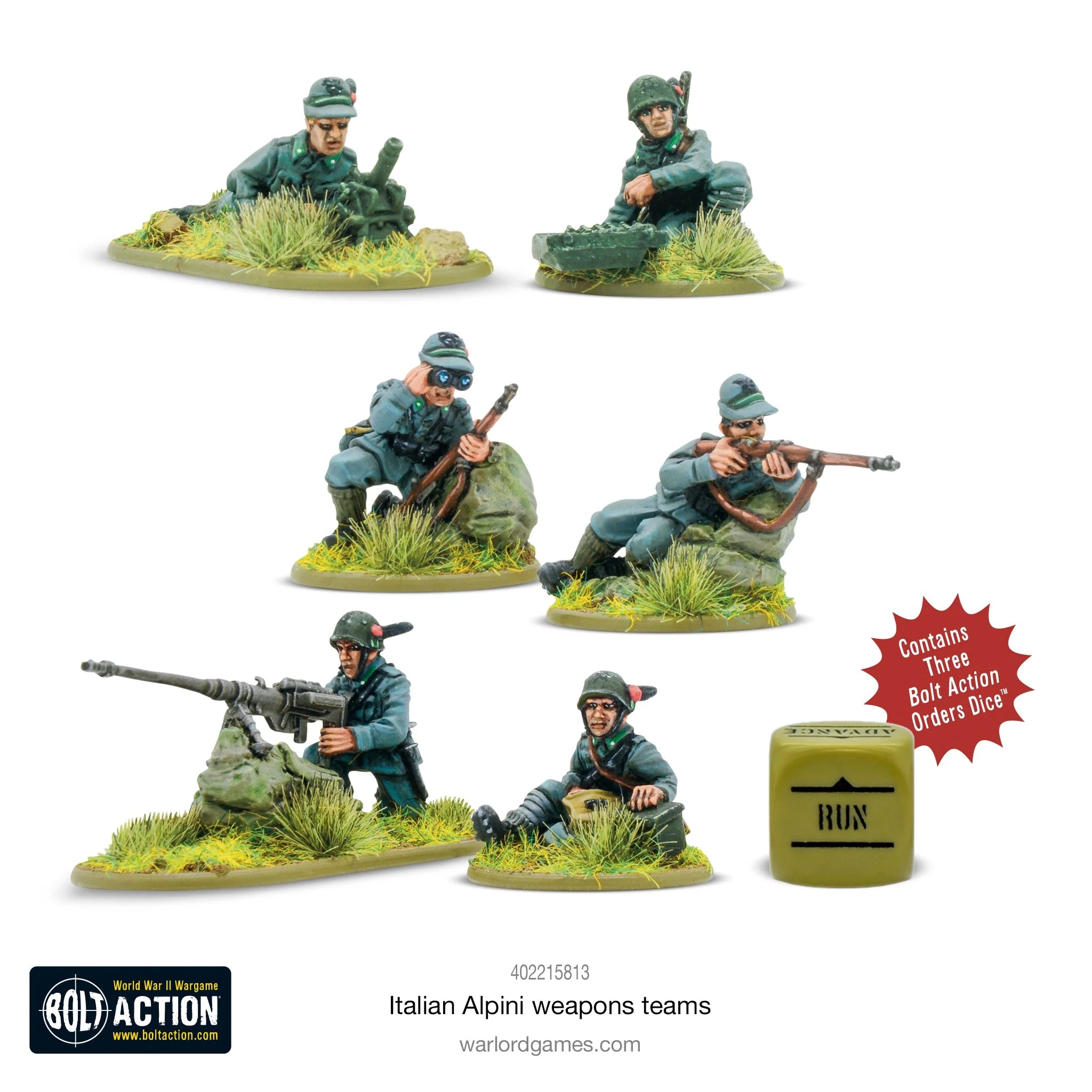 Italian Alpini Weapons Teams Italian Warlord Games    | Red Claw Gaming