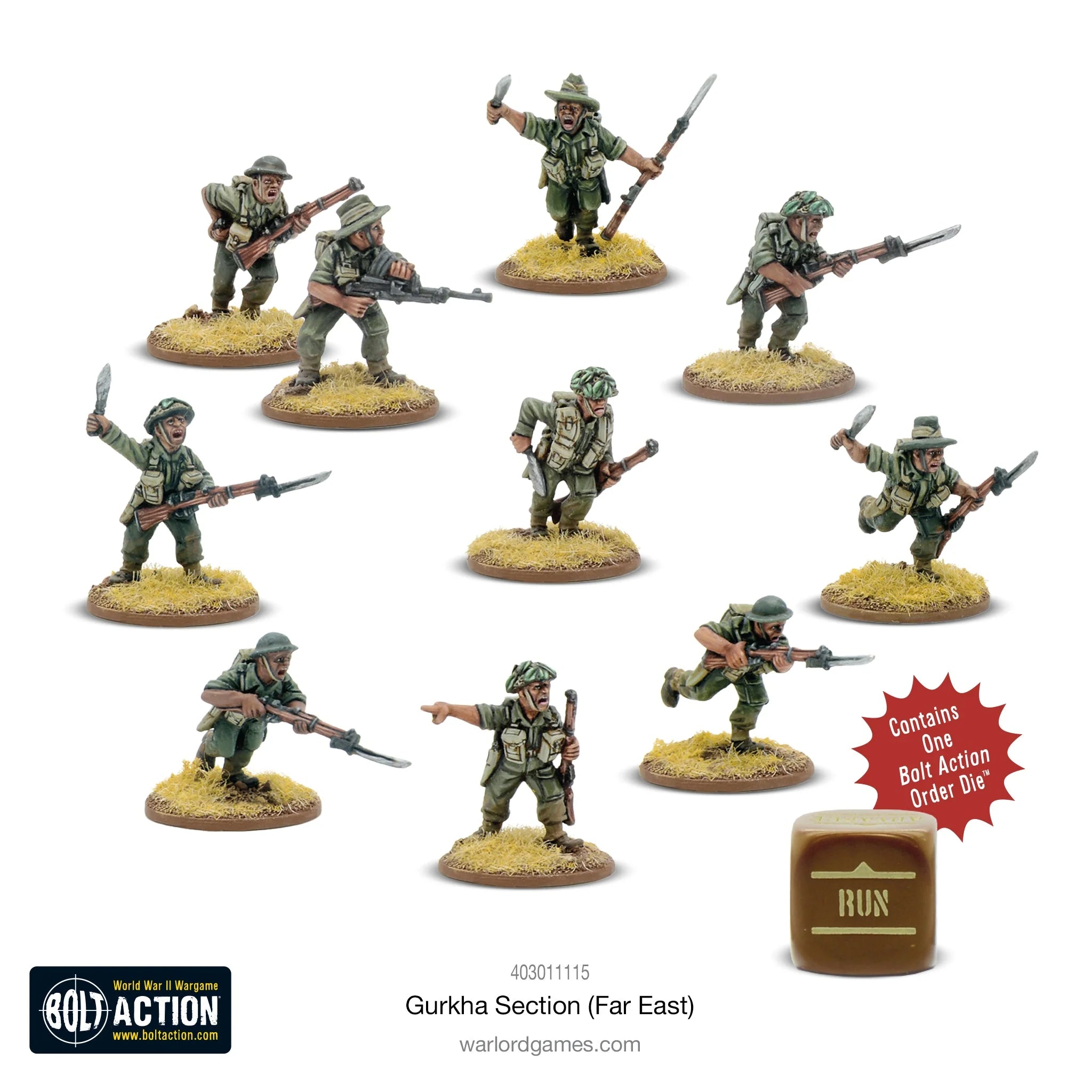 Gurkha Section (Far East) British Warlord Games    | Red Claw Gaming