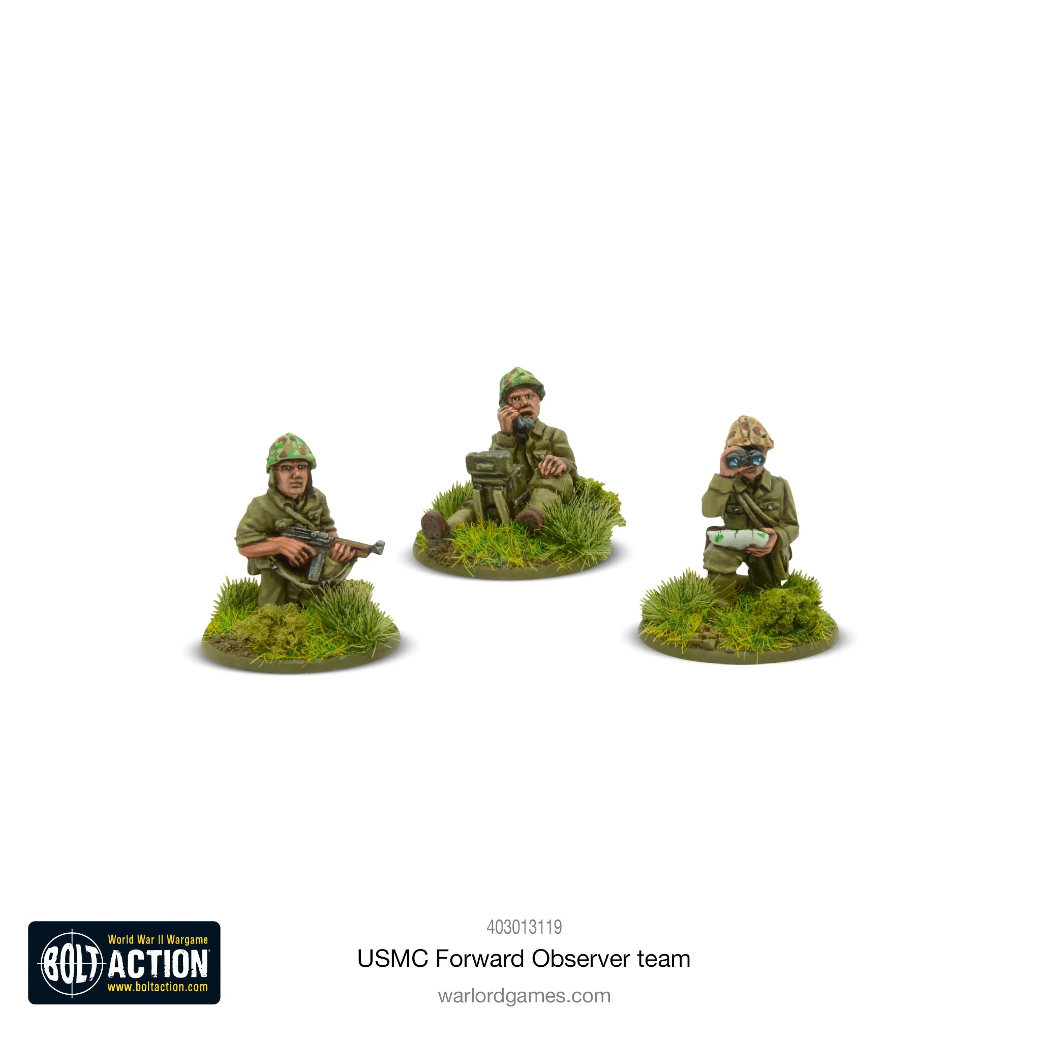 USMC Forward Observer Team American Warlord Games    | Red Claw Gaming