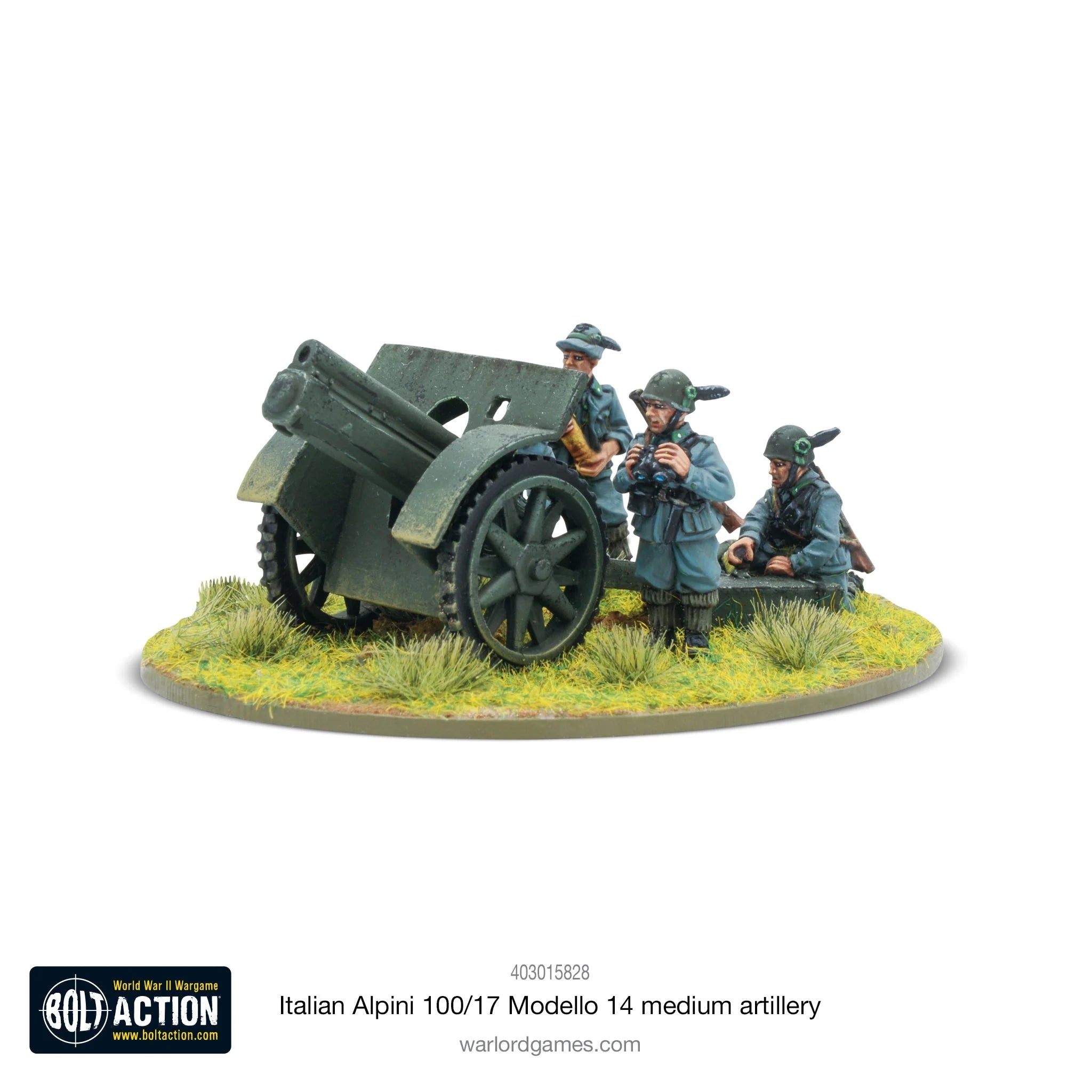 Italian Alpini 100/17 Modello 14 Medium Artillery Italian Warlord Games    | Red Claw Gaming