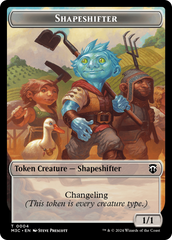 Shapeshifter (0004) // Copy Double-Sided Token [Modern Horizons 3 Commander Tokens] MTG Single Magic: The Gathering    | Red Claw Gaming