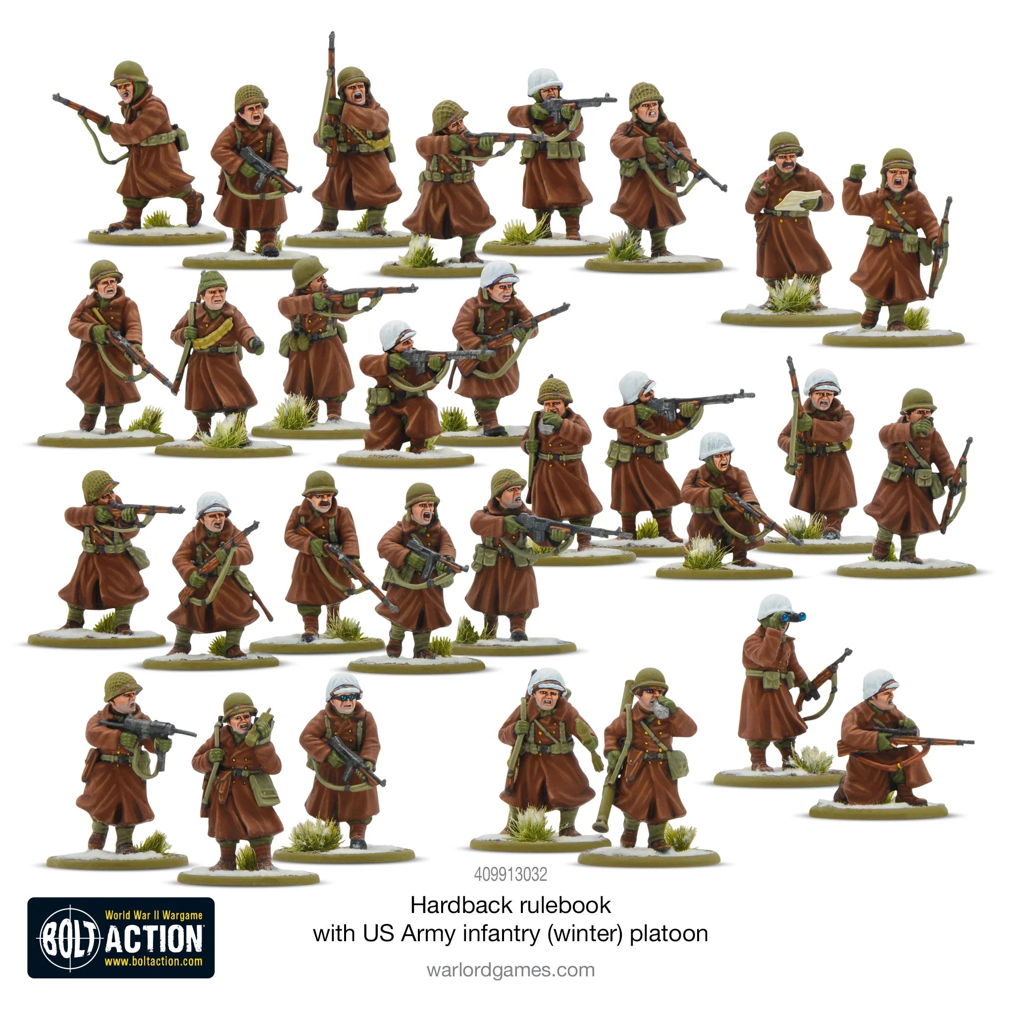 Bolt Action 3 US Army winter Starter Warlord Games    | Red Claw Gaming