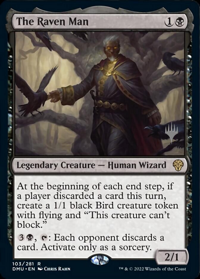 The Raven Man (Promo Pack) [Dominaria United Promos] MTG Single Magic: The Gathering    | Red Claw Gaming