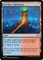 Peculiar Lighthouse [Duskmourn: House of Horror] MTG Single Magic: The Gathering    | Red Claw Gaming