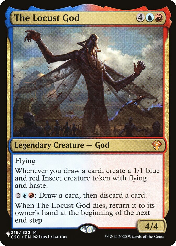 The Locust God [Secret Lair: Heads I Win, Tails You Lose] MTG Single Magic: The Gathering    | Red Claw Gaming