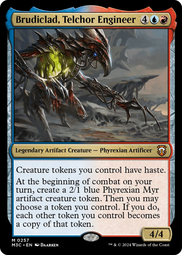 Brudiclad, Telchor Engineer (Ripple Foil) [Modern Horizons 3 Commander] MTG Single Magic: The Gathering    | Red Claw Gaming