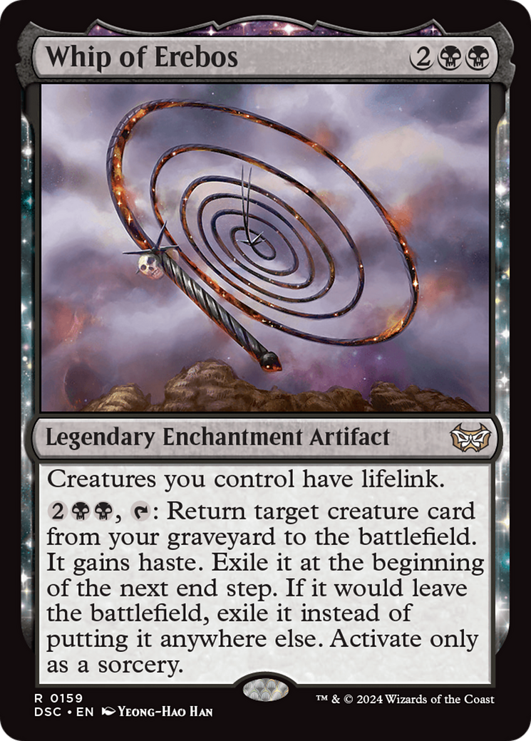 Whip of Erebos [Duskmourn: House of Horror Commander] MTG Single Magic: The Gathering    | Red Claw Gaming