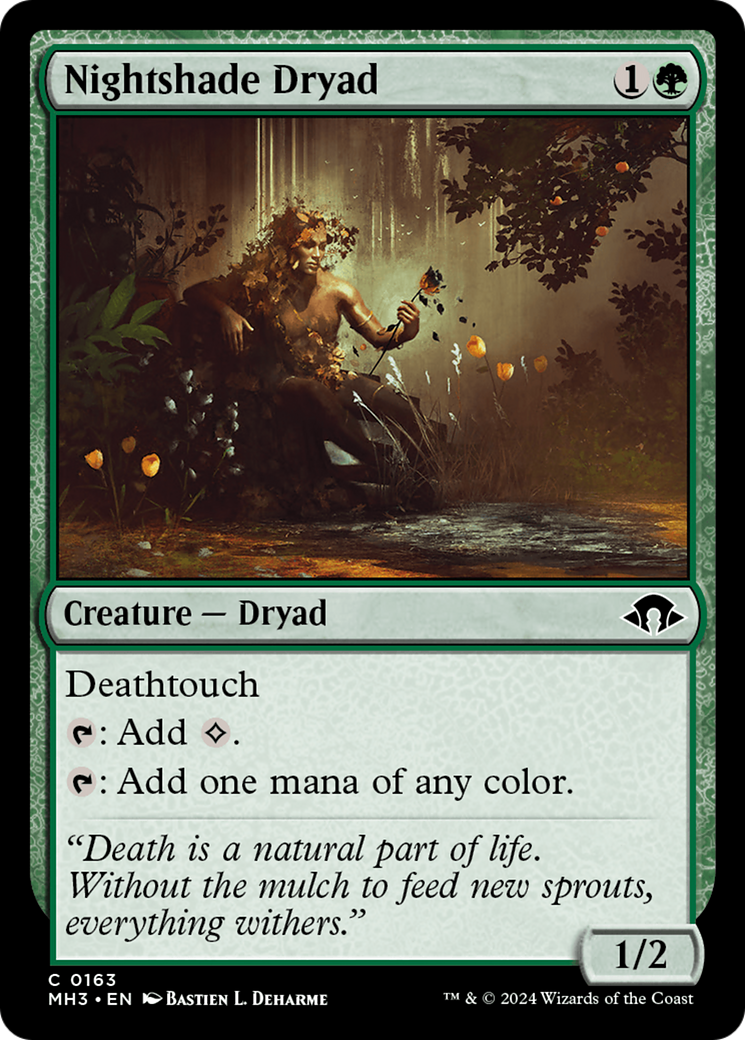 Nightshade Dryad [Modern Horizons 3] MTG Single Magic: The Gathering    | Red Claw Gaming