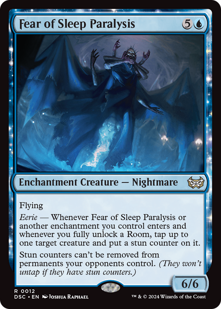 Fear of Sleep Paralysis [Duskmourn: House of Horror Commander] MTG Single Magic: The Gathering    | Red Claw Gaming