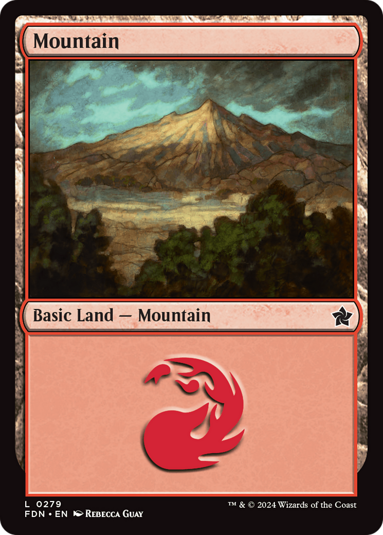 Mountain (0279) [Foundations] MTG Single Magic: The Gathering | Red Claw Gaming